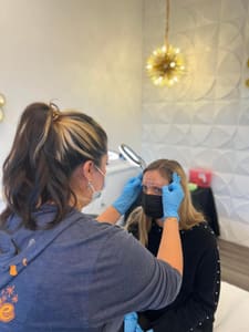 Eyebrow Tattoo result by Baddies Beauty Bar AZ in Cave Creek, AZ
