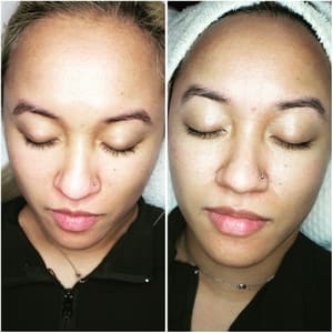 Eyebrow Tattoo result by Baeee Esthetics LLC in Woonsocket, RI