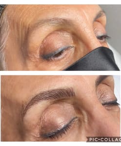 Eyebrow Tattoo result by Bahar Beauty in San Diego, CA