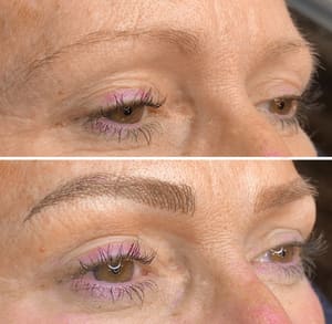 Eyebrow Tattoo result by Bahia Clinical Aesthetics in Westerville, OH