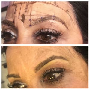 Eyebrow Tattoo result by Baileys Beauty Bar, LLC. in Houma, LA