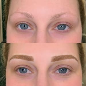 Eyebrow Tattoo result by Balanced Beauty Studio in Santa Rosa, CA