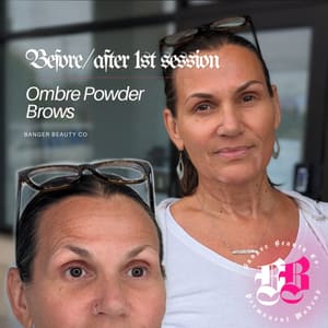Eyebrow Tattoo result by Banger Beauty Co. Permanent Makeup in Blue Bell, PA