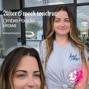 Eyebrow Tattoo result by Banger Beauty Co. Permanent Makeup in Blue Bell, PA