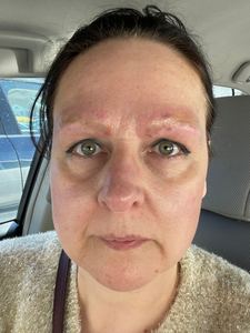 Eyebrow Tattoo result by Barbara Alexis Ink in Garden City, NY