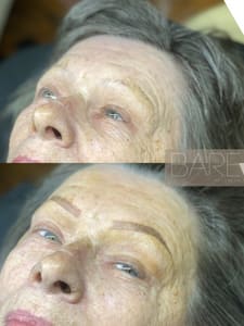 Eyebrow Tattoo result by Bare Aesthetics by Ashley in Ca On City, CO