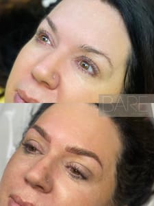 Eyebrow Tattoo result by Bare Aesthetics by Ashley in Ca On City, CO