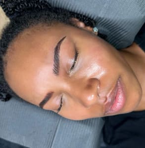 Eyebrow Tattoo result by Bare Beauty Studio (Permanent Cosmetics) in Columbus, GA