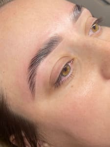 Eyebrow Tattoo result by Bare Esthetics in Anderson, SC