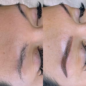 Eyebrow Tattoo result by Bare Face Aesthetics in Mckinney, TX