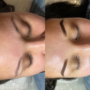 Eyebrow Tattoo result by Bare Face Aesthetics in Mckinney, TX