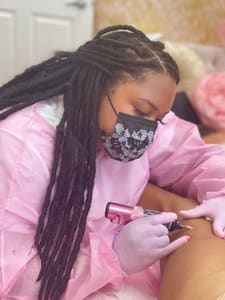 Eyebrow Tattoo result by Bare Inks Beauty Lab in Lodi, CA