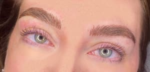 Eyebrow Tattoo result by Bare Skinn Beauty in Cave Creek, AZ