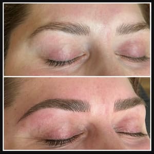 Eyebrow Tattoo result by BareBeauty, LLC in Lafayette, LA