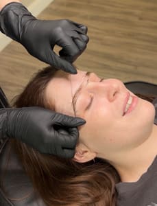 Eyebrow Tattoo result by BareWithBritt Brow Studio in Shillington, PA