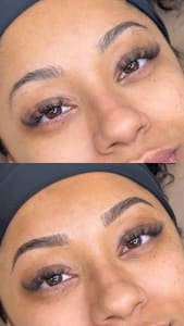 Eyebrow Tattoo result by BareWithBritt Brow Studio in Shillington, PA