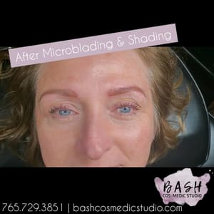 Eyebrow Tattoo result by BASH Cos-Medics in Muncie, IN