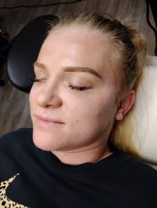 Eyebrow Tattoo result by Bayne Beauty - Cosmetic Tattooing & Microblading in Springfield, MO