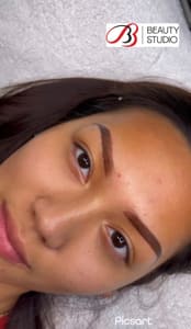 Eyebrow Tattoo result by BB Beauty Studio Eyelashes & Brows in Cypress, TX