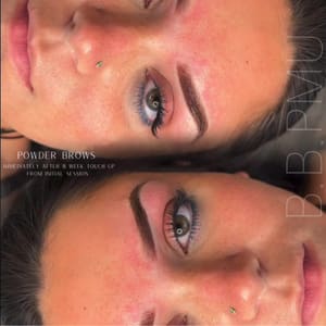Eyebrow Tattoo result by BB Brows Cosmetic Tattooing in Niantic, CT