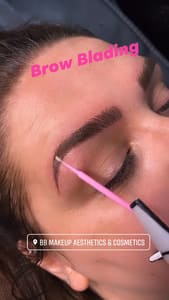 Eyebrow Tattoo result by BB Makeup Cosmetic Bar in Hudson, WI
