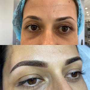 Eyebrow Tattoo result by BB permanent makeup in Huntington Beach, CA