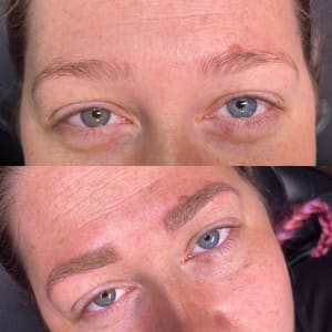 Eyebrow Tattoo result by BB permanent makeup in Huntington Beach, CA