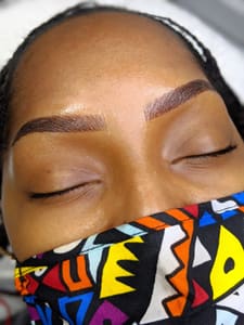 Eyebrow Tattoo result by BBINK Babette Beautee in Tempe, AZ