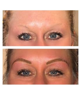 Eyebrow Tattoo result by Bdazzeled Brows LLC in Tipp City, OH