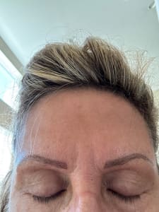 Eyebrow Tattoo result by Be Good Brows and Lashes in Ferndale, MI