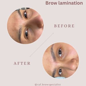 Eyebrow Tattoo result by Be U Beauty & Wellness in Meriden, CT