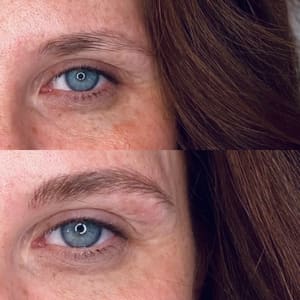 Eyebrow Tattoo result by Beau in Burlington, VT
