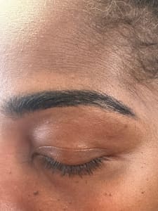 Eyebrow Tattoo result by Beau Lash & Brow Spa in Birmingham, AL