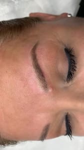 Eyebrow Tattoo result by Beaufident Lash Extensions & Permanent Makeup in Monrovia, CA in Monrovia, CA