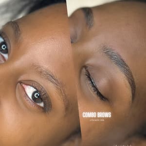 Eyebrow Tattoo result by Beauté & Ink. in Lexington, MA