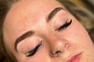 Eyebrow Tattoo result by Beauti Collective in Longview, WA