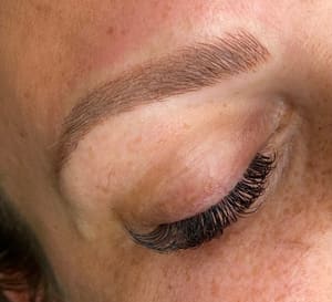 Eyebrow Tattoo result by Beautified Studios in San Antonio, TX