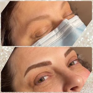 Eyebrow Tattoo result by Beautiful Brows by Alayna - Microblading in Richmond, MI