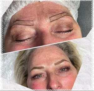 Eyebrow Tattoo result by Beautiful Brows by Alayna - Microblading in Richmond, MI