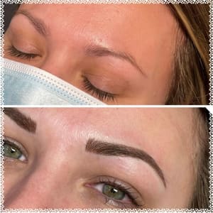 Eyebrow Tattoo result by Beautiful Brows by Alayna - Microblading in Richmond, MI