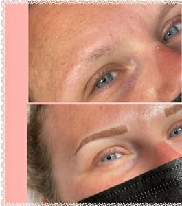 Eyebrow Tattoo result by Beautiful Brows by Alayna - Microblading in Richmond, MI