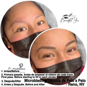 Eyebrow Tattoo result by Beautiful You By Kate in Reno, NV