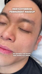 Eyebrow Tattoo result by Beautiful You Eyelash Extensions, Microblading, and Nano Hair Strokes in San Jose, CA