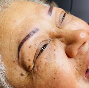 Eyebrow Tattoo result by Beautiful You Permanent Makeup and Microblading in Iowa City, IA