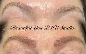 Eyebrow Tattoo result by Beautiful You PMU Studio in Holland, MI
