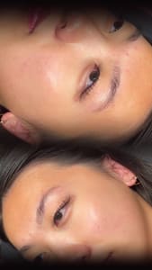 Eyebrow Tattoo result by BeautifulLee Studio in Sheboygan, WI