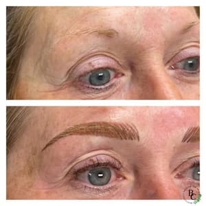 Eyebrow Tattoo result by Beautifully Created Ink Co. in Paris, TN