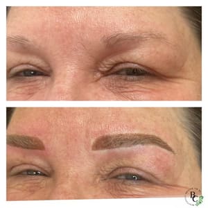 Eyebrow Tattoo result by Beautifully Created Ink Co. in Paris, TN