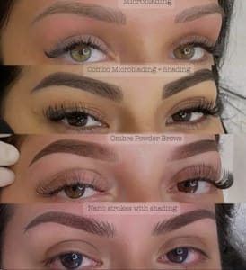 Eyebrow Tattoo result by Beautifully Inked LLC in Lansing, MI