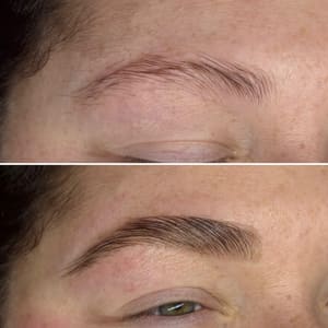 Eyebrow Tattoo result by Beautique Aesthetics in Nicholasville, KY